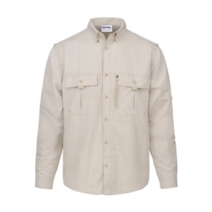 Image of Snowbee Prestige Technical Fishing Shirt - Taupe