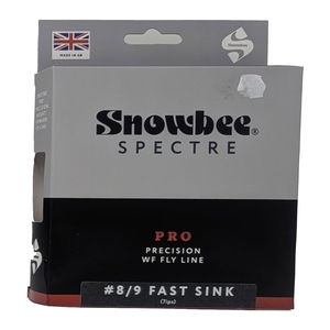 Image of Snowbee Spectre Pro Fast Sink Fly Line - Dark Grey/Deep Red
