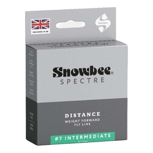 Image of Snowbee XS-Plus Spectre Distance Intermediate 2.5ips Fly Line - Aqua/Chartreuse