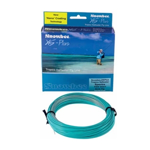 Image of Snowbee XS Plus Tropics Saltwater 'Depth' Charge Fly Line - Graphite / Aqua