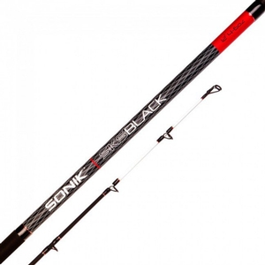 Image of Sonik 2 Piece SKS Black Shore Rod - Fixed Spool - 13ft - 4-6oz