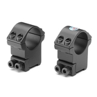 Image of Sportsmatch UK 2 Piece 25mm High Mounts - 17mm Dovetail for CZ550/CZ557 & Parker Hale Bases