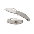 Image of Spyderco UK Penknife - Plain Edge Titanium