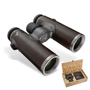 Image of Swarovski CL Companion Nomad 8x30 Binoculars - Leather Armouring - Brown Leather