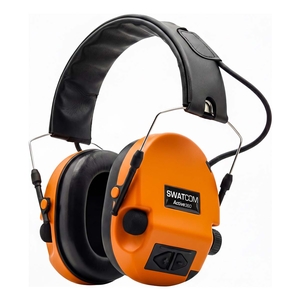 Image of Swatcom Active360 Electronic Ear Defenders - Orange