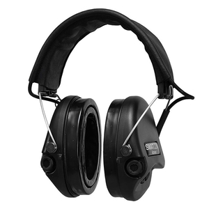 Image of Swatcom Tactical Active8 Military Grade WP Hearing Protectors w/Aux - Black