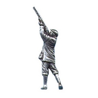 Image of T S Brown Shooter Pewter Pin Badge