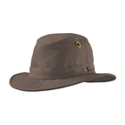 Image of Tilley Medium Curved Brim Hemp Hat - Mocha