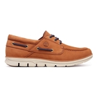 Image of Timberland Bradstreet 3 Eye Boat Shoes (Men's) - Medium Brown Nubuck
