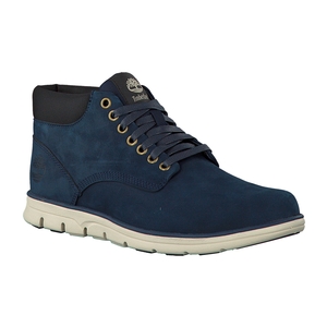 Image of Timberland Bradstreet Chukka Leather Casual Boots (Men's) - Navy Nubuck