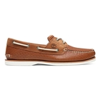 Image of Timberland Classic Boat Shoes (Men's) - Medium Brown Full Grain