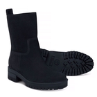 Image of Timberland Courmayeur Valley Mid Pull On Boots (Women's) - Black Nubuck