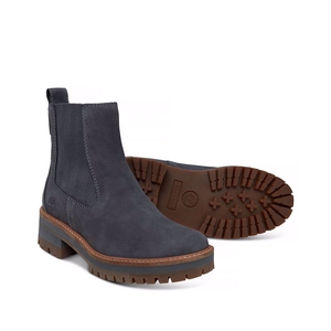 Image of Timberland Courmayeur Valley Chelsea Boots (Women's) - Dark Grey Nubuck