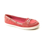 Image of Timberland Earthkeepers Deering Boat Ballerina Shoe (Women's) - Red