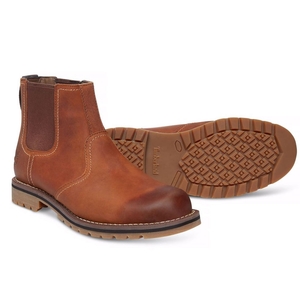 Image of Timberland Earthkeepers Larchmont Chelsea Boots (Men's) - Oakwood FG (Medium Brown Nubuck)