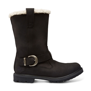 Image of Timberland Nellie Pull-On Waterproof Boots (Women's) - Black Nubuck
