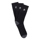 Image of Timberland Organic Cotton Crew Socks - 3 Pack (Men's) - Black