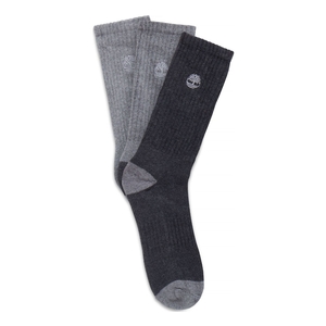Image of Timberland Organic Cotton Crew Socks - 3 Pack (Men's) - Multi Colour