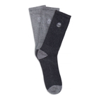 Image of Timberland Organic Cotton Crew Socks - 3 Pack (Men's) - Multi Colour