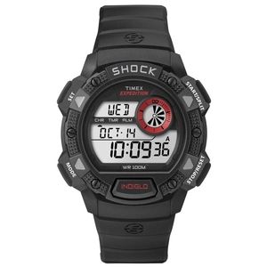 Image of Timex Expedition Base Shock 100m Watch - Black / Red