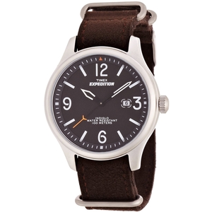 Image of Timex Expedition Military Field Watch - Brown Leather Strap