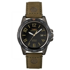 Image of Timex Expedition Rugged Metal Watch - Brown Leather Strap