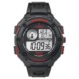 Image of Timex Expedition Vibe Shock 200m Watch - Black / Red