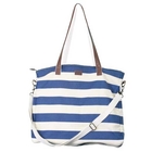 Image of Toggi Pearl Canvas Bag - Night Blue / Vanilla Strip