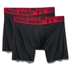 Image of Under Armour Heatgear Performance Boxerjock - 2 Pack - Black / Red