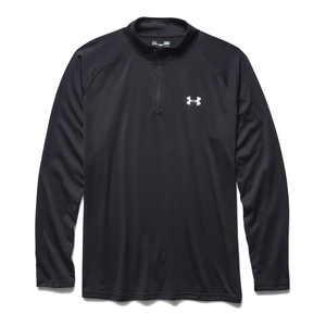 Image of Under Armour Heatgear Tech 1/4 Zip - Black / White