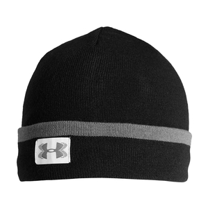 Image of Under Armour Mens Cuff Sideline Beanie - Black
