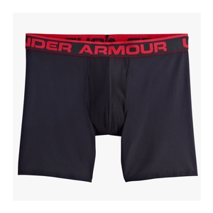 Image of Under Armour Heatgear Original 6 Inch Boxerjock - Black / Red