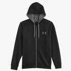 Image of Under Armour Storm Cotton Full-Zip Hoody - Black / White