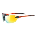 Image of Uvex Sportstyle 203 Glasses - Black Matte Orange