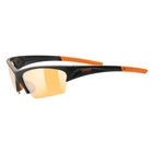 Image of Uvex Sunsation Glasses - Black Matte Orange