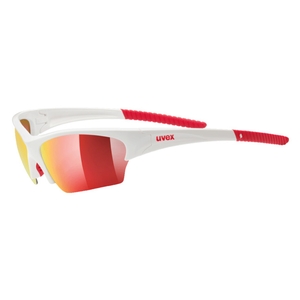 Image of Uvex Sunsation Glasses - White Red