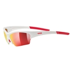Image of Uvex Sunsation Glasses - White Red
