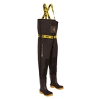 Image of Vass 305-5L Heavy Duty Boot Foot Breathable Chest Waders - Black