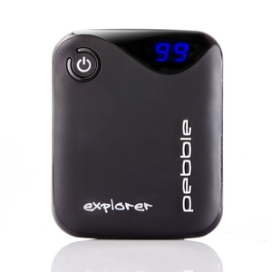 Image of Veho Pebble Explorer 8400mAh Dual Port Power Bank For Smartphones - Black