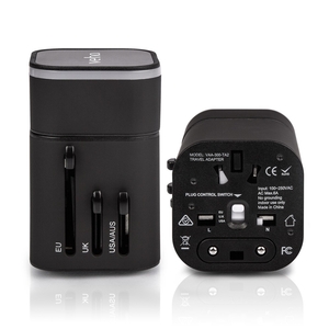 Image of Veho Universal Dual USB 5V 3.2 World Travel Plug