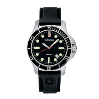 Image of Wenger Battalion III Diver Watch - Black
