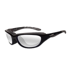 Image of Wiley X Airrage Sunglasses - Gloss Black / Clear