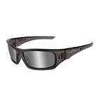 Image of Wiley X Arrow Sunglasses - Liquid Grey / Polarized Silver Flash