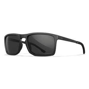 Image of Wiley X Axe Captivate Polarized Sunglasses - Grey Lenses / Matte Black Frame