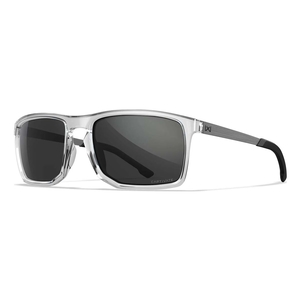 Image of Wiley X Axe Captivate Sunglasses - Grey Lenses / Gloss Crystal Clear Frame