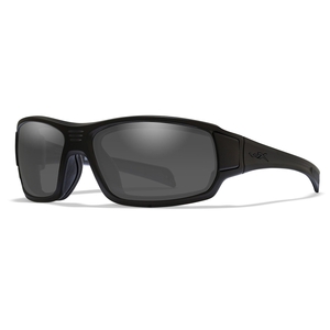Image of Wiley X Breach Black Ops Sunglasses - Smoke Grey Lenses/Matte Black Frame