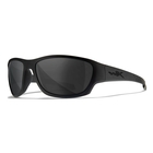 Image of Wiley X Climb Black Ops Sunglasses - Smoke Grey Lenses / Matte Black Frame