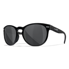 Image of Wiley X Covert Sunglasses - Smoke Grey Lenses / Gloss Black Frame