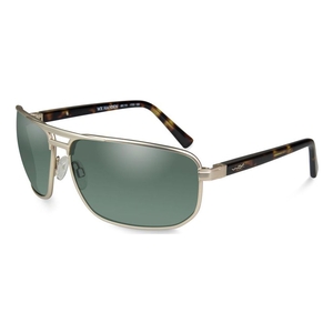 Image of Wiley X Hayden Polarized Sunglasses - Smoke Green Lenses/ Satin Gold Frame