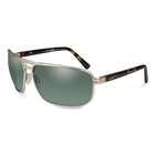Image of Wiley X Hayden Polarized Sunglasses - Smoke Green Lenses/ Satin Gold Frame
